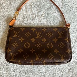 Louis Vuitton Brown Monogram Canvas Shoulder Bag